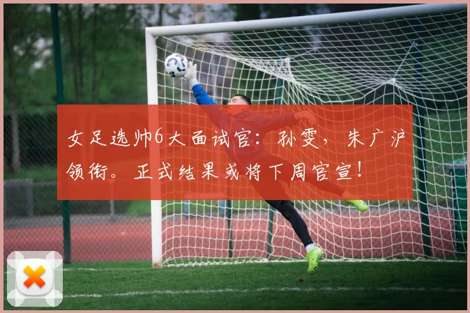 女足选帅6大面试官：孙雯，朱广沪领衔。正式结果或将下周官宣！